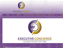 Tablet Screenshot of executiveconciergepro.com